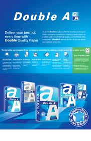 Double A paper benefits
