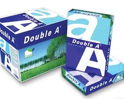 Double A A4 copy paper 80gsm for office printing
