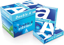 Double A A4 copy paper high brightness smooth finish